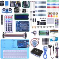 🔧 uniroi ultimate starter kit for arduino ide 328p control board - 260 pages detailed tutorial, 217 items, 51 projects, breadboard with arduino ide starter kit logo