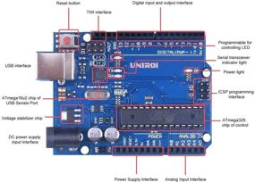 img 1 attached to 🔧 UNIROI Ultimate Starter Kit for Arduino IDE 328P Control Board - 260 Pages Detailed Tutorial, 217 Items, 51 Projects, Breadboard with Arduino IDE Starter Kit