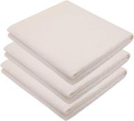 🧵 tosnail 3-pack - soft natural cotton batting sheets for quilts, craft, and wearable arts - 45" x 36" dimensions logo