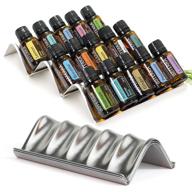 simply shelf essential oil storage organizers - expandable 3pc set for easy drawer or tabletop display - holds 15 oil bottles (5 & 15ml) logo