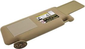 img 2 attached to 🌞 High-Quality Beige Left Driver Side Sun Visor for Toyota Tacoma 2005-2012 Without Light - 74320-04181-B1