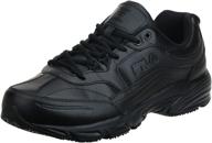 fila mens memory workshift m black men's shoes for athletic logo