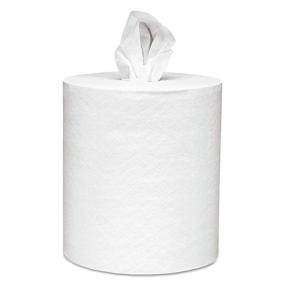 img 4 attached to 🧻 Scott 01051 Center-Pull Paper Roll Towels: Ultra-Absorbent, Convenient 1Ply, 8x15 - 500 Sheets per Roll (Case of 4 Rolls)