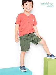 img 2 attached to Carter's Toddler Boys' Clothing: Simple Joys 2-Pack Shorts