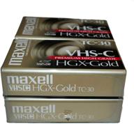🎥 maxell tc-30 vhs-c videocassettes (4-pack): high-quality tapes for your memories logo