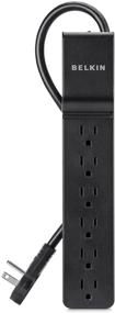 img 4 attached to Усиленная защита и универсальность: Belkin Power Strip Сетевой фильтр с функциями максимальной производительности.