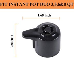 img 2 attached to 🔧 Farochy Steam Release Valve: Universal Accessory for Instant Pot 3, 5, 6, 8 Qt