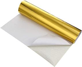 img 1 attached to 🔥 Practical Heat Shield Protection: Aluminized Fiberglass Sheet with Adhesive Backing for Hose and Auto Use (Gold, 24 x 48 Inch)