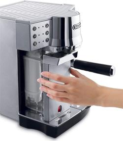 img 1 attached to ☕ Delonghi EC860: Стильная кофеварка из нержавеющей стали для идеального заваривания