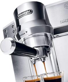 img 2 attached to ☕ Delonghi EC860: Стильная кофеварка из нержавеющей стали для идеального заваривания