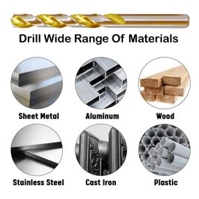 img 1 attached to 🔧 Max Craft Aluminum Drilling Bits: Mastering General Purpose Drilling with Precision