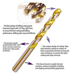 img 3 attached to 🔧 Max Craft Aluminum Drilling Bits: Mastering General Purpose Drilling with Precision