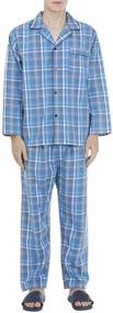 img 4 attached to 🎀 Cozy and Stylish: Pajama Sleeve Casual Sleepwear Check M