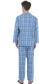 img 3 attached to 🎀 Cozy and Stylish: Pajama Sleeve Casual Sleepwear Check M