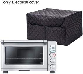 img 1 attached to Waterproof Polyester Taffeta Smart Oven Cover - Dustproof Convection Toaster Oven Cover with 2 Large Pockets, Kitchen Appliance Protector Storage Bag