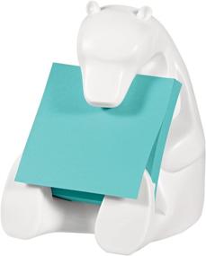 img 1 attached to 🐻 Post-it Pop-up Note Dispenser (BEAR-330): Bear Design, 3x3 in, White - Shop Now!