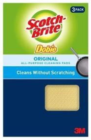 img 1 attached to 🧽 3M 722 Scotch-Brite Dobie Cleaning Pad 2-Pack: Durable and Efficient Cleaning Solution