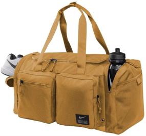 img 2 attached to Nike Utility Duffle Bag CK2792 - Wheat: Stylish and Functional Travel Accessory