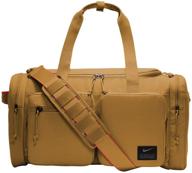 nike utility duffle bag ck2792 - wheat: stylish and functional travel accessory logo