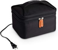 🍱 hotlogic 16801169-blk: the ultimate food warming tote lunch bag plus – 120v, black logo
