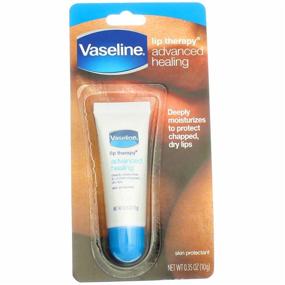 img 4 attached to 💋 Vaseline Lip Therapy Advanced Formula (0.35 oz) - Pack of 4 | Moisturizing Lip Balm for Smooth, Hydrated Lips