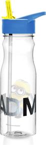 img 2 attached to 🍌 Zak Designs Despicable Me 2 Water Bottles: Tritan Straw - Fun and Durable Hydration for Minion Fans