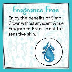 img 1 attached to SimpliGrown Bath Co. Organic Baby Lotion with Aloe, Chamomile, Jojoba, Sunflower Oil, Tea Tree Oil, Vitamins B5 &amp; E | Fragrance-Free | 8.5 Fl Oz