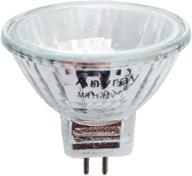 💡 anyray a1868y (1-bulb) clear mr11 12v 10w halogen reflector fiber optic light bulb logo