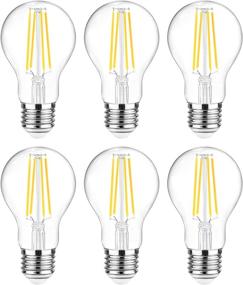 img 4 attached to 💡 Ascher Daylight Non Dimmable Equivalent Filament Bulb