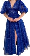 linglingding sparkle dresses sleeves evening women's clothing and dresses logo