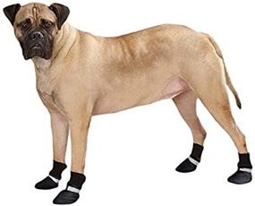 img 2 attached to Black Guardian Gear Weatherized Fleece 🐾 Pet Boots: Durable Protection for Your Beloved Pets