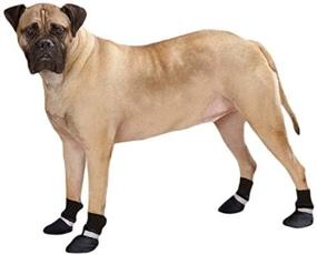 img 4 attached to Black Guardian Gear Weatherized Fleece 🐾 Pet Boots: Durable Protection for Your Beloved Pets