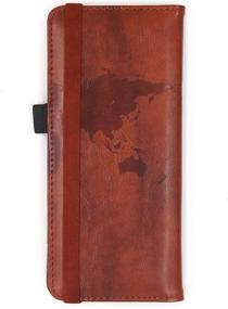 img 2 attached to Kandouren Checkbook Leather Holder Wallet Men's Accessories for Wallets, Card Cases & Money Organizers