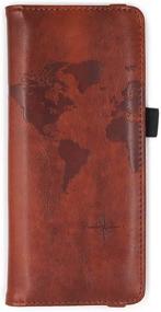 img 4 attached to Kandouren Checkbook Leather Holder Wallet Men's Accessories for Wallets, Card Cases & Money Organizers