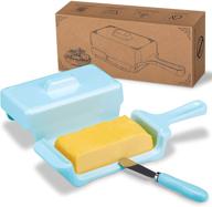 holwuli butter dishes lid knife logo