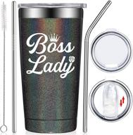 👩 boss lady gifts for women - ideal birthday & christmas gifts for female boss - insulated travel tumbler cup mug by fufendio логотип