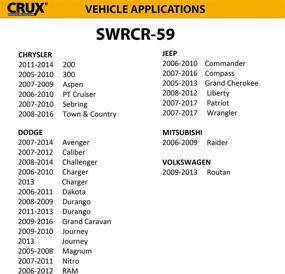 img 1 attached to 📻 Crux SWRCR-59: Easy Aftermarket Radio Installation with Steering Wheel Control Retention for 2004-2013 Chrysler, Dodge & Jeep Vehicles