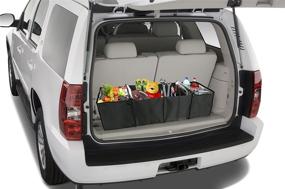 img 1 attached to Lebogner X-Large Auto Trunk Organizer: Сохраняйте вашу еду горячей или 🚗 холодной с изолированными отсеками для охлаждения - идеальное многофункциональное автомобильное принадлежности для хранения во время путешествия