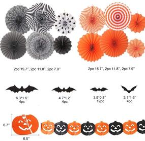 img 2 attached to Yunison Halloween Decorations Stickers Supplies