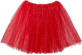 img 4 attached to 👗 Lello Sparkle 3 Layer Ballerina Girls' Clothing Skirts & Skorts