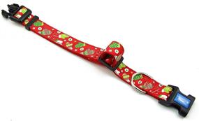 img 2 attached to 🎄 Adjustable Nylon Dog Collar with Christmas/Winter Theme by BIG SMILE PAW