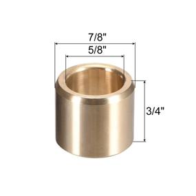 img 1 attached to 🔧 Uxcell Self-Lubricating Sintered Bushings: High-Quality Power Transmission Bearings