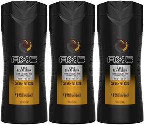 img 1 attached to Axe Dark Temptation Shower Gel - 16 Fluid Ounce (Pack of 3)