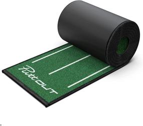 img 1 attached to 🏌️ Ultimate Putting Practice Mat - Green - 94.5" x 9.8" - by PuttOut for Superior Golf Performance