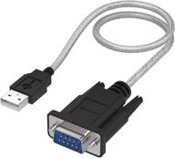 🔌 sabrent usb to rs-232 db9 serial adapter (prolific pl2303) - enhanced connectivity with 9-pin compatibility (sbt-usc1k) logo