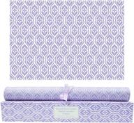 lavender scented drawer liners - scentorini fragrant liner sheets for drawers, dresser shelf, linen closet (set of 6) логотип