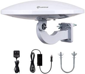 img 4 attached to 📡 Antop Outdoor HDTV Antenna - Omni-Directional Reception, 36 Degrees, 65 Miles Range with Amplifier Booster and 4G LTE Filter, Waterproof, Anti-UV - Easy Install for Outdoor, Attic, and RV Use (PL-)