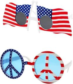 img 1 attached to American Glasses Patriotic Sunglasses Holiday