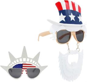 img 2 attached to American Glasses Patriotic Sunglasses Holiday