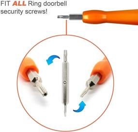 img 2 attached to 🔒 Набор улучшенных винтов и отверток для Ring Doorbell 2 - вариант замены с повышенной безопасностью.